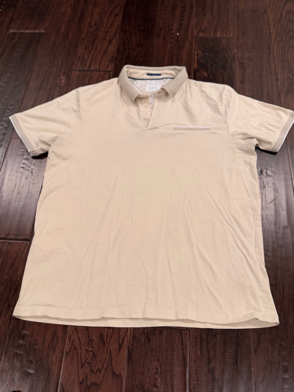 Denim & Flower Men's Light Beige Polo Shirt